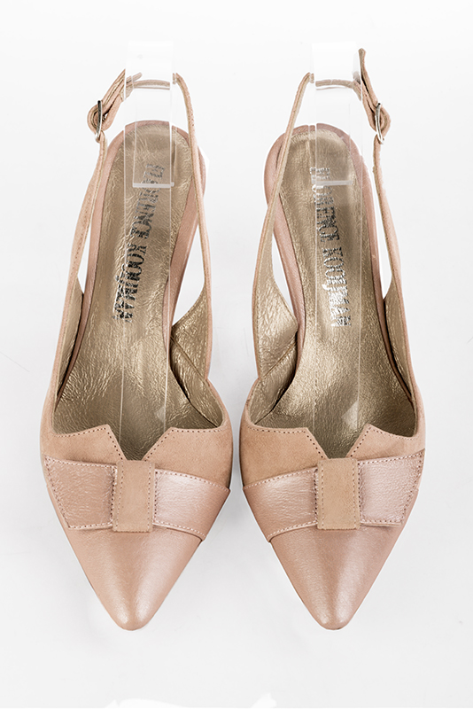 chaussures mariée rose poudré